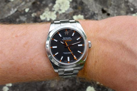 rolex milgauss black review|Rolex Milgauss thickness.